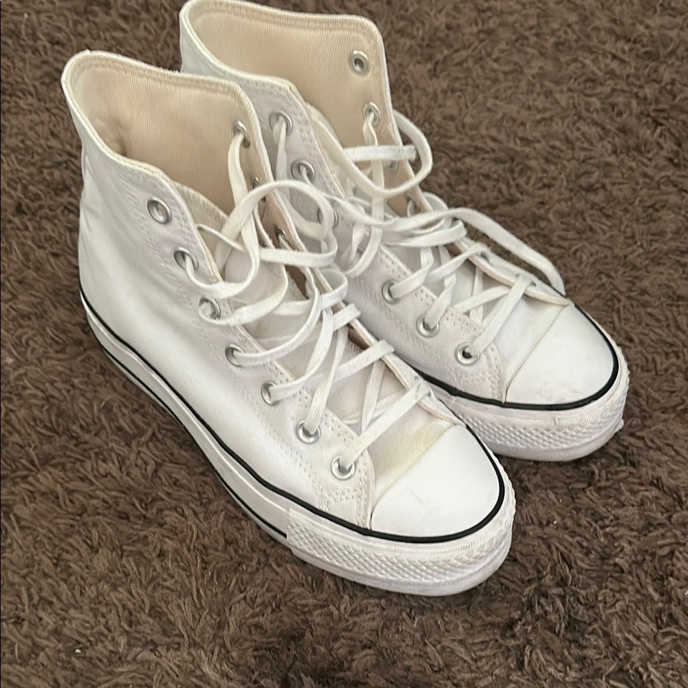 Converse Women's White High-Top Sneakers